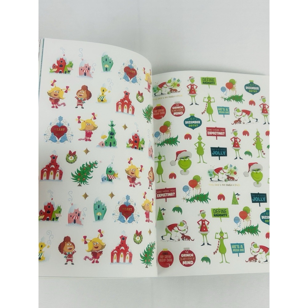 Dr. Seuss The Grinch A Wonderfully Awful Sticker Book 500 Stickers Christmas NEW - Picture 9 of 12